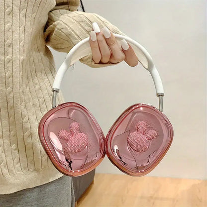 Sparkling Teddy Glam AirPods Max Case