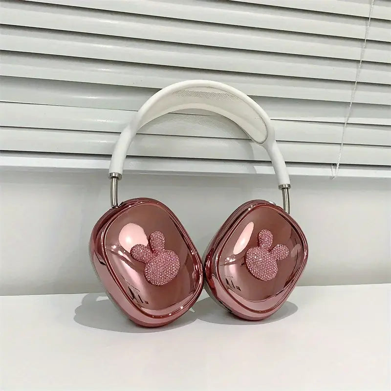 Sparkling Teddy Glam AirPods Max Case