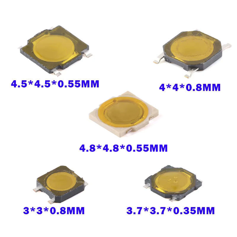 Thin Film Tact Switch Metal Dome SMD Micro Push Button