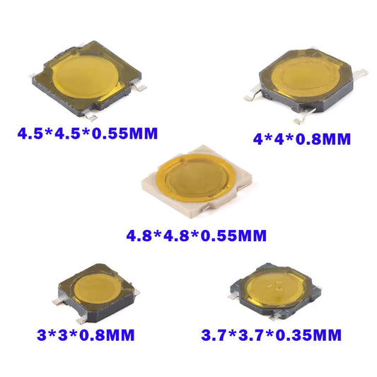 Thin Film Tact Switch Metal Dome SMD Micro Push Button