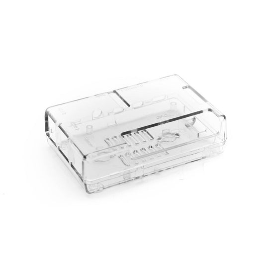 Transparent ABS Case for Raspberry PI 4 with a cooling Fan Slot
