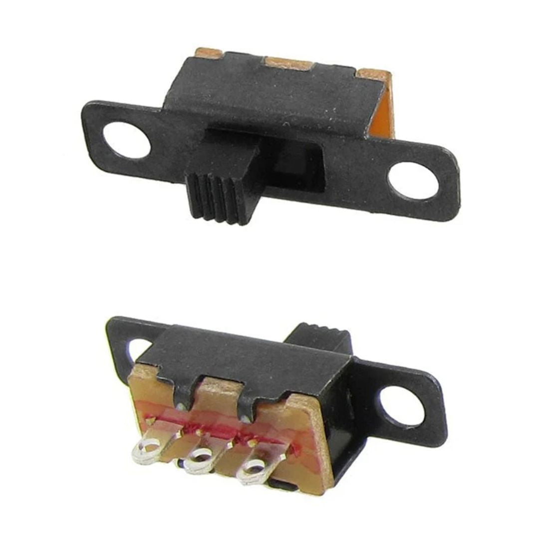3-Pin DIP Mini Slide Switch Through-Hole PCB Slide Button