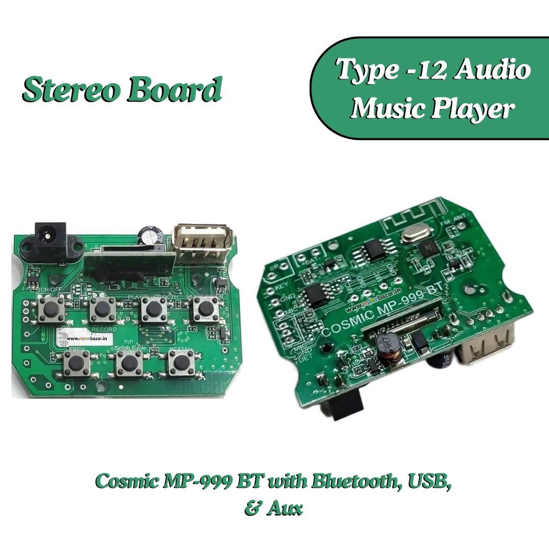 Megaphone Loud Speaker Bluetooth Circuit Board