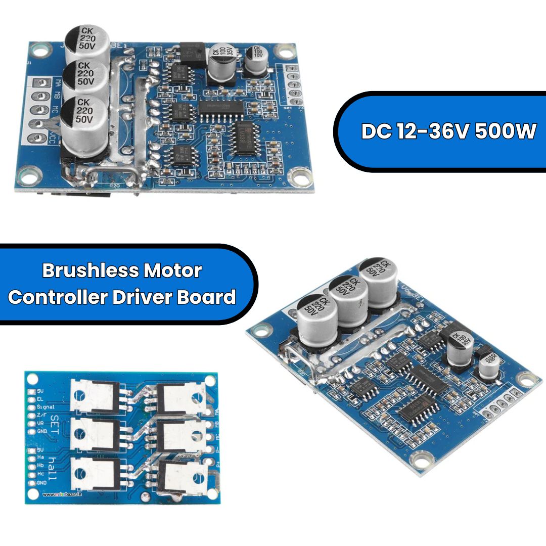 DC 12-36V 500W Brushless Motor Controller Driver Board