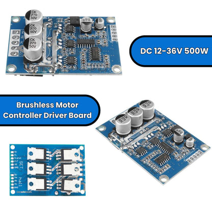 DC 12-36V 500W Brushless Motor Controller Driver Board