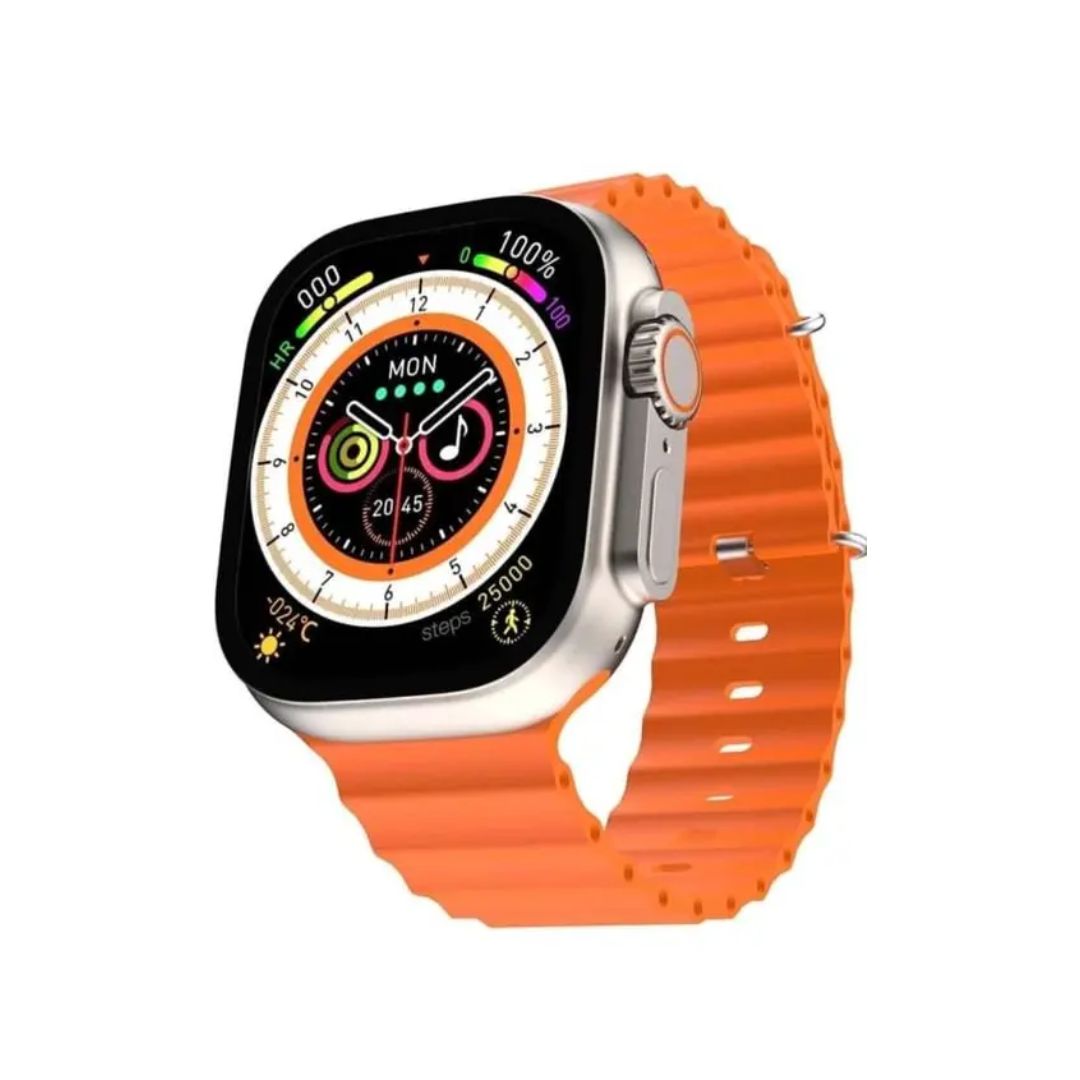 Ultra Titanium Case Smartwatch With 7 in 1