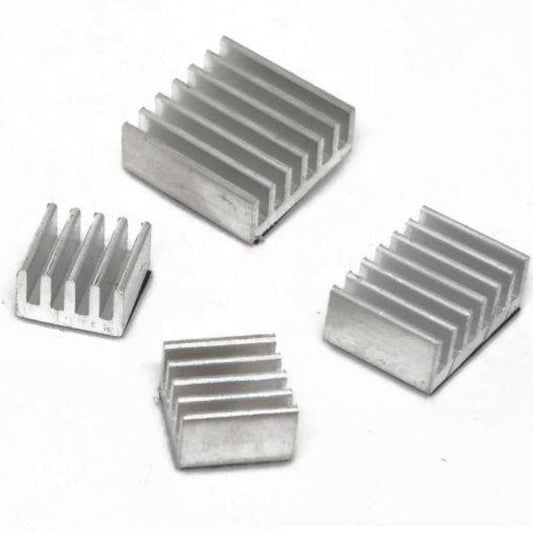 4 in 1 Heat sink Silver for Raspberry Pi 4B