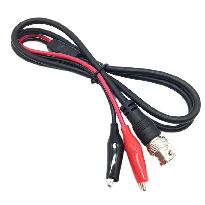 Oscilloscope Probe 1.5M BNC Male to Dual Alligator Clip