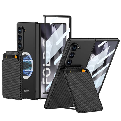Prestigious Plaid Pattern Leather Case - Samsung