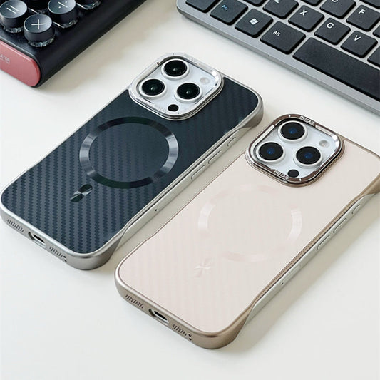 Ultra-Thin Borderless Magnetic Carbon Case - iPhone