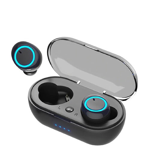 pTron Bassbuds in-Ear True Wireless Bluetooth Headphones (TWS) with Mic - (Black)