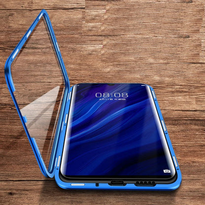 360° Metal Magnetic Double Side Glass Case - Samsung