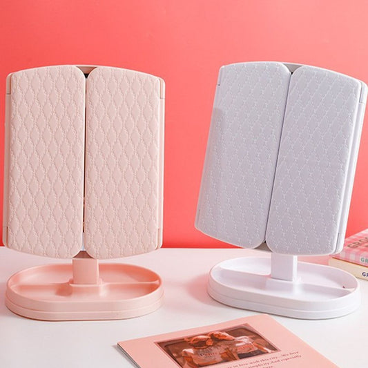 Stylish Quilted Vanity Mirror Stand