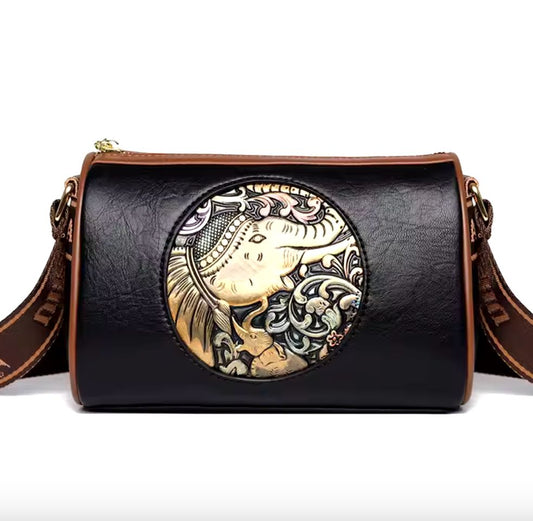 Artisan Elephant Crossbody Bag