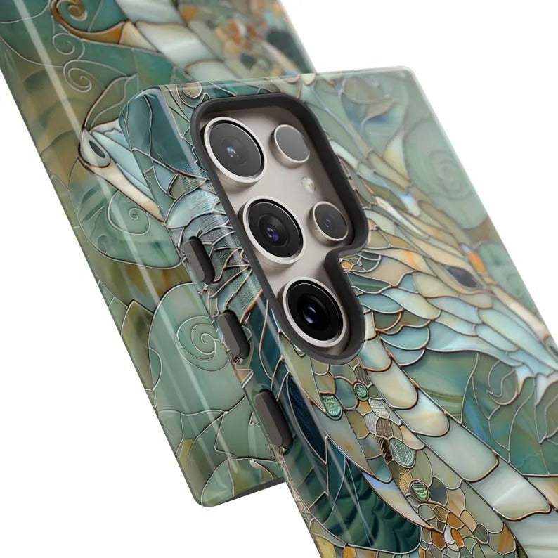 Celestial Dragon Glass Mosaic Case - Samsung