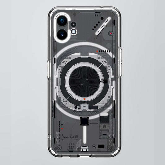 Futuristic Cyber-Tech Clear Case - Nothing