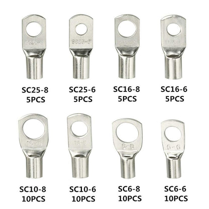 Wire Ring Battery Terminals Lug SC Assorted Kit