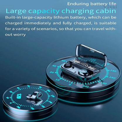 Wireless Earbuds Bluetooth 5.1 With 2000 mah LED