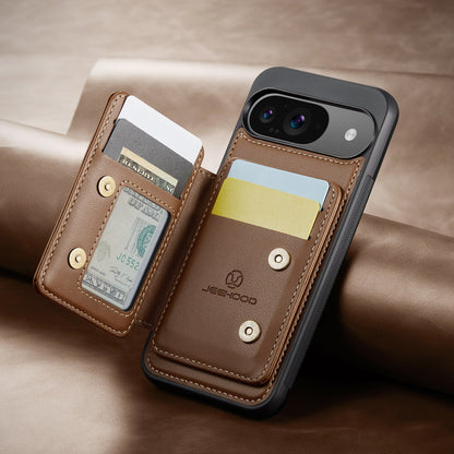 Compact Leather Wallet Case - Google