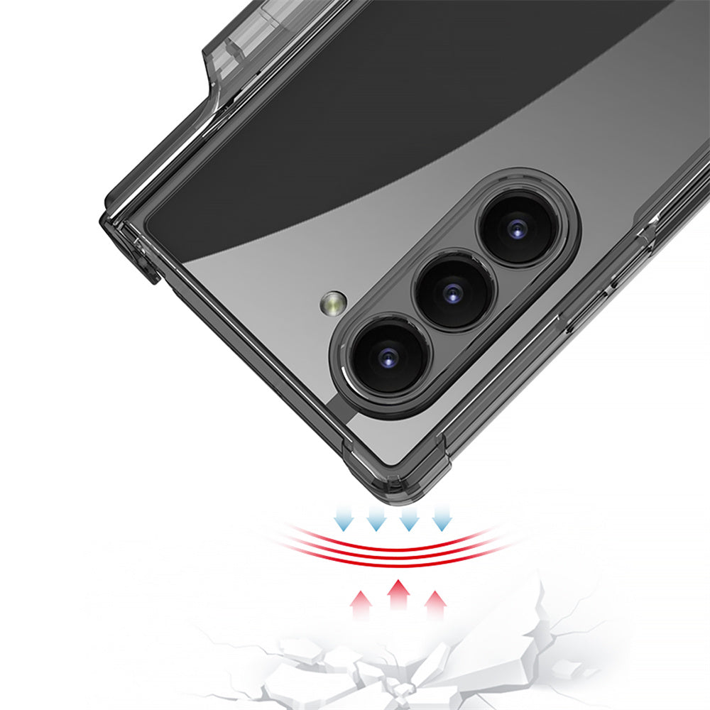 Galaxy Z Fold6 Sleek Airbag Transparent Case with S Pen