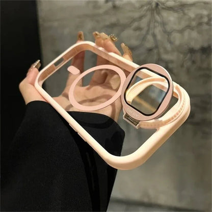 Durable Lens Flip Stand Magsafe Case - iPhone
