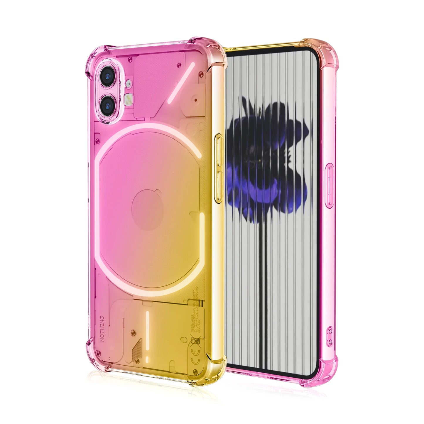 Luxurious Vibrant Clear Gradient Case - Nothing