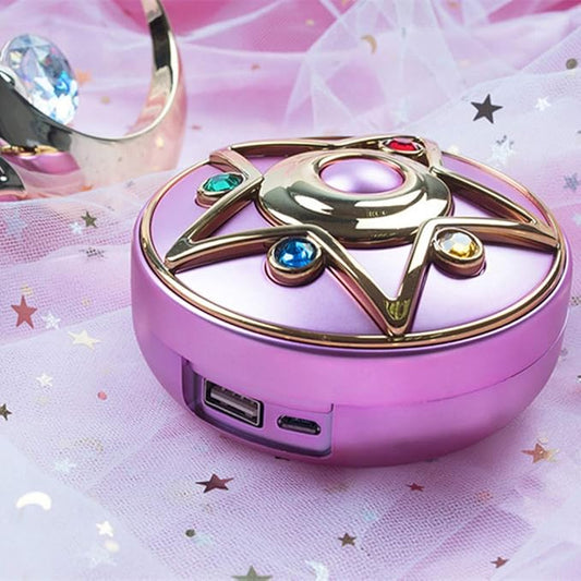 Stylish 8000mAh Mirror Power Bank with LED Light