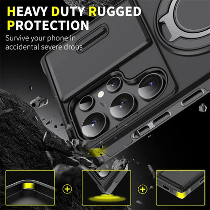 Innovative Slide Camera Magnetic Stand Case - Samsung