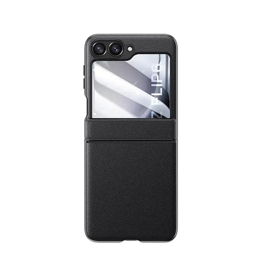 Galaxy Z Flip Series Refined Basics Luxe Leather Case