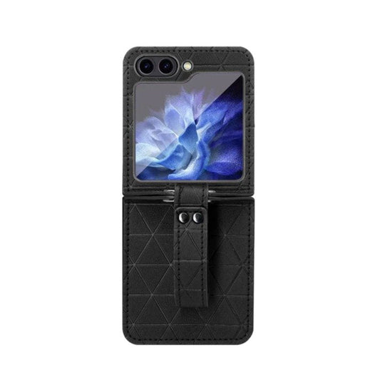 Wristband Rhombus Leather Case - Samsung