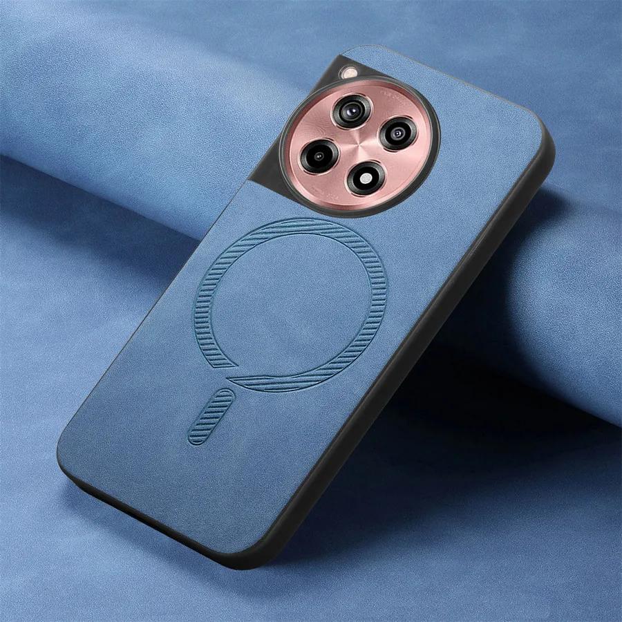 MagSafe Compatible Magnetic Leather Case - OnePlus