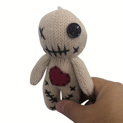 0207ba 1pc Ugly Handmade Thai Voodoo Doll Unique Accessory Halloween Scray Voodoo Dolls Creepy Ghost Doll Horror Christmas Ornaments For Witchcraft Trick Props