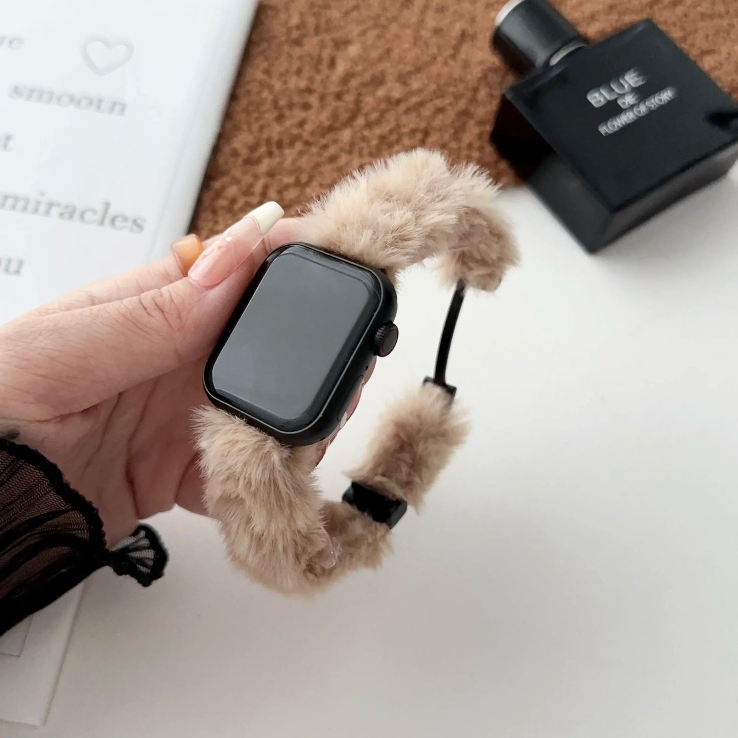 Stylish Chic Fluffy Watch Strap