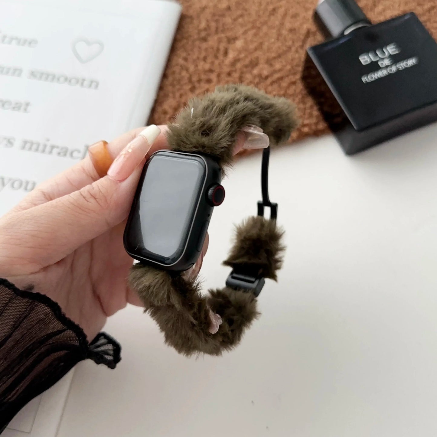Stylish Chic Fluffy Watch Strap