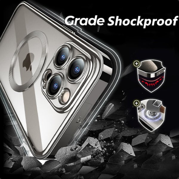 Classy Translucent MagSafe Frame Case- iPhone