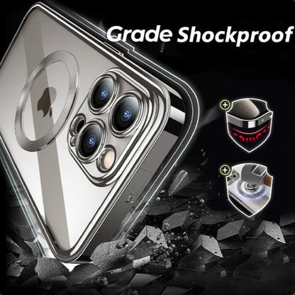 Classy Translucent MagSafe Frame Case- iPhone