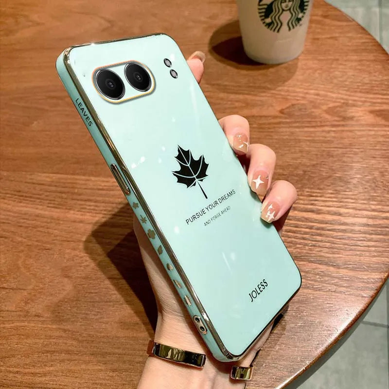 OnePlus Nord 4 Shining Maple Leaf Soft Plating Case