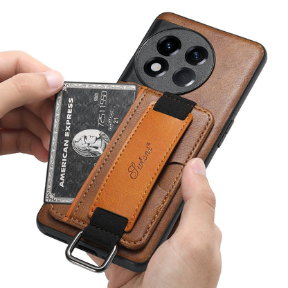 Wristlet Card Slot Metal Ring Case - OnePlus