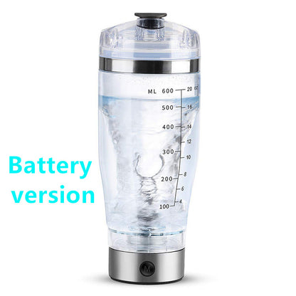 Electric Protein Shake Stirrer USB Shake Bottle Milk Coffee Blender Kettle Sports .