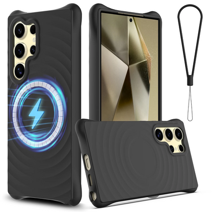 Wave Magnetic Wireless Charger Armor Case - Samsung