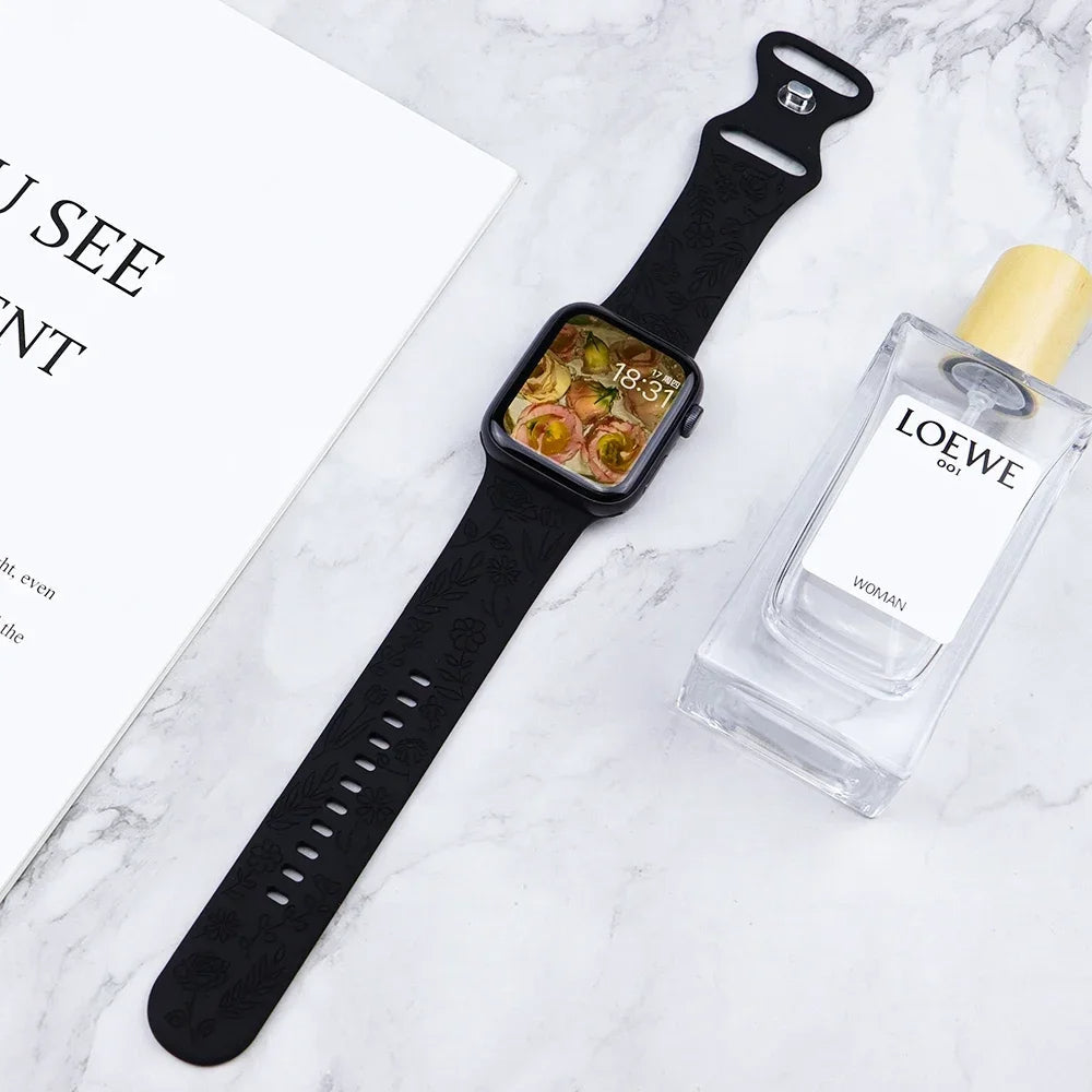 Nature-Inspired Silicone Watch Strap