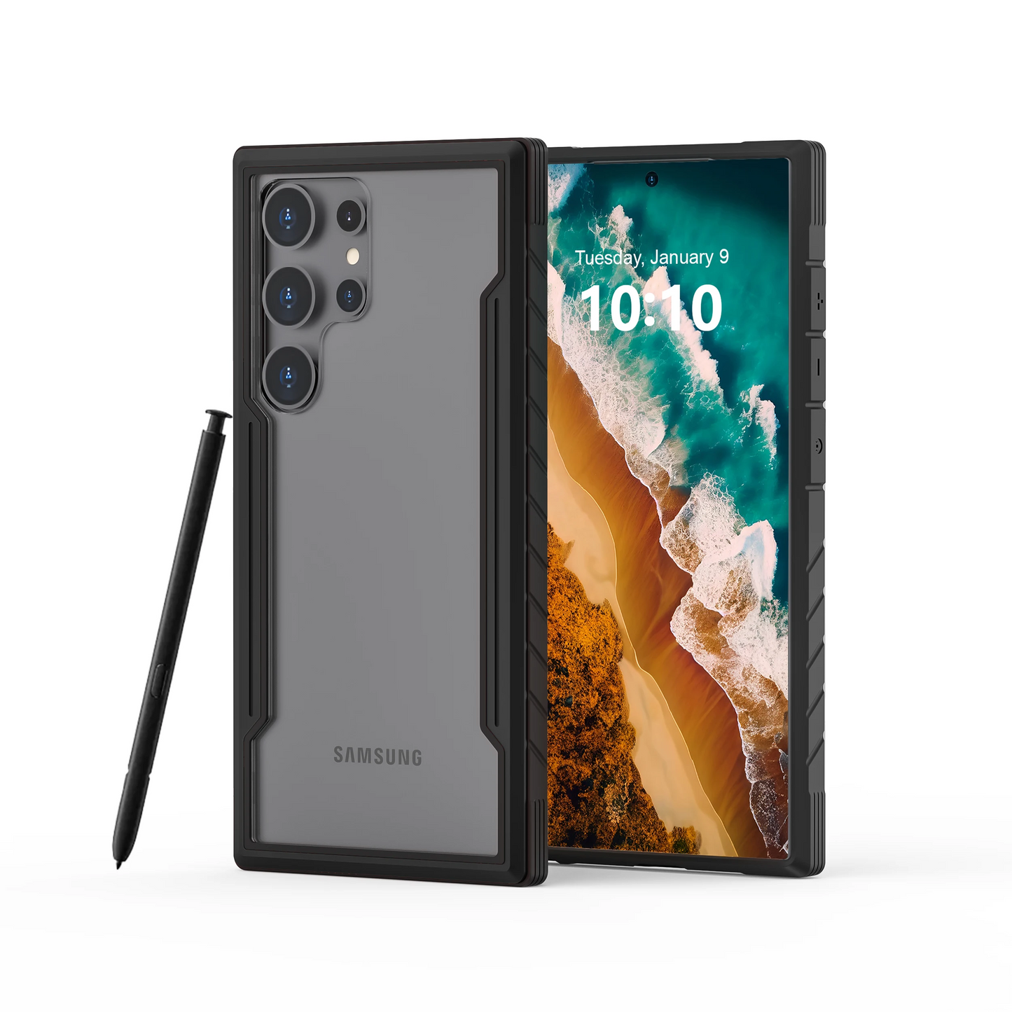 Crystal Armor Military Shield Case - Samsung