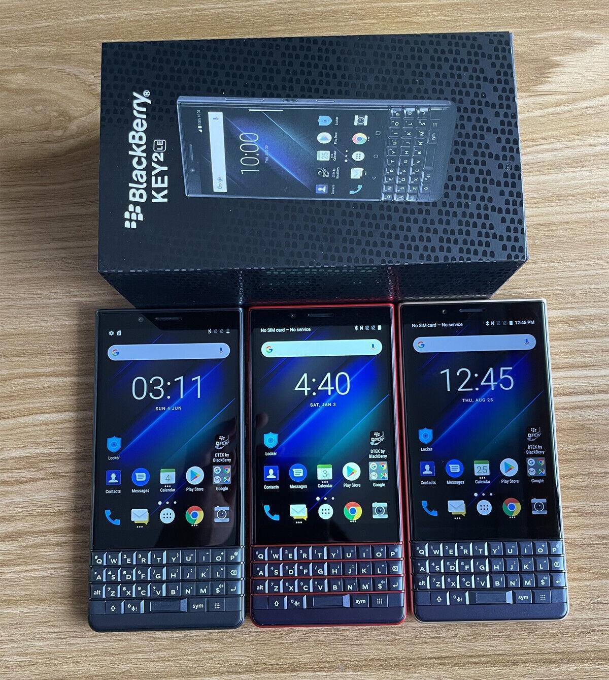 BlackBerry KEY2 LE (BBE100-4) 64GB (Unlocked) Dual SIM Smartphone- Refurbished