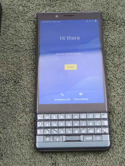 BlackBerry KEY2 LE BBE100-5 - 64GB - Slate (Unlocked) (Dual SIM) Verizon Refurbished