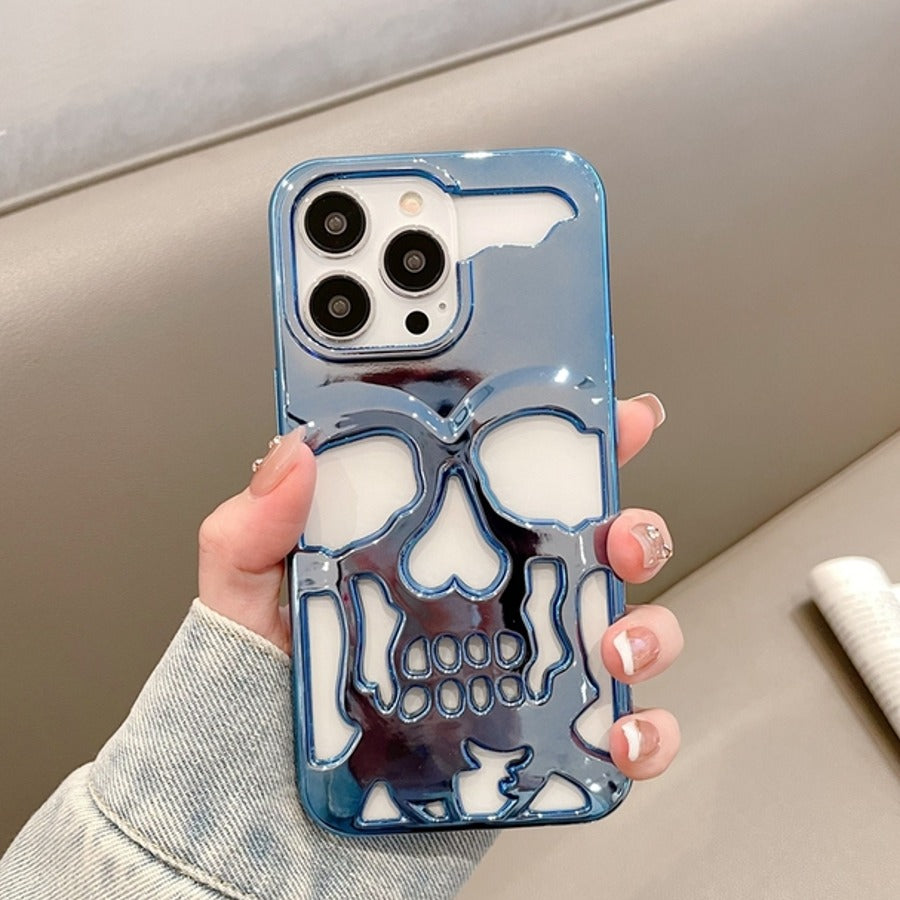 iPhone Series Hollow Skull Design Case