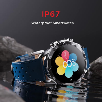boAt Primia Smart Watch with Bluetooth Calling, AMOLED Display, AI Voice Assistant, HR, SpO2, Stress & Sleep Monitoring, Health Ecosystem,Activity Tracker & Multiple Sports Modes(Deep Blue)