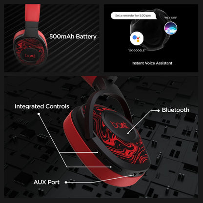 boAt Rockerz 550 Bluetooth Wireless Over Ear Headphones