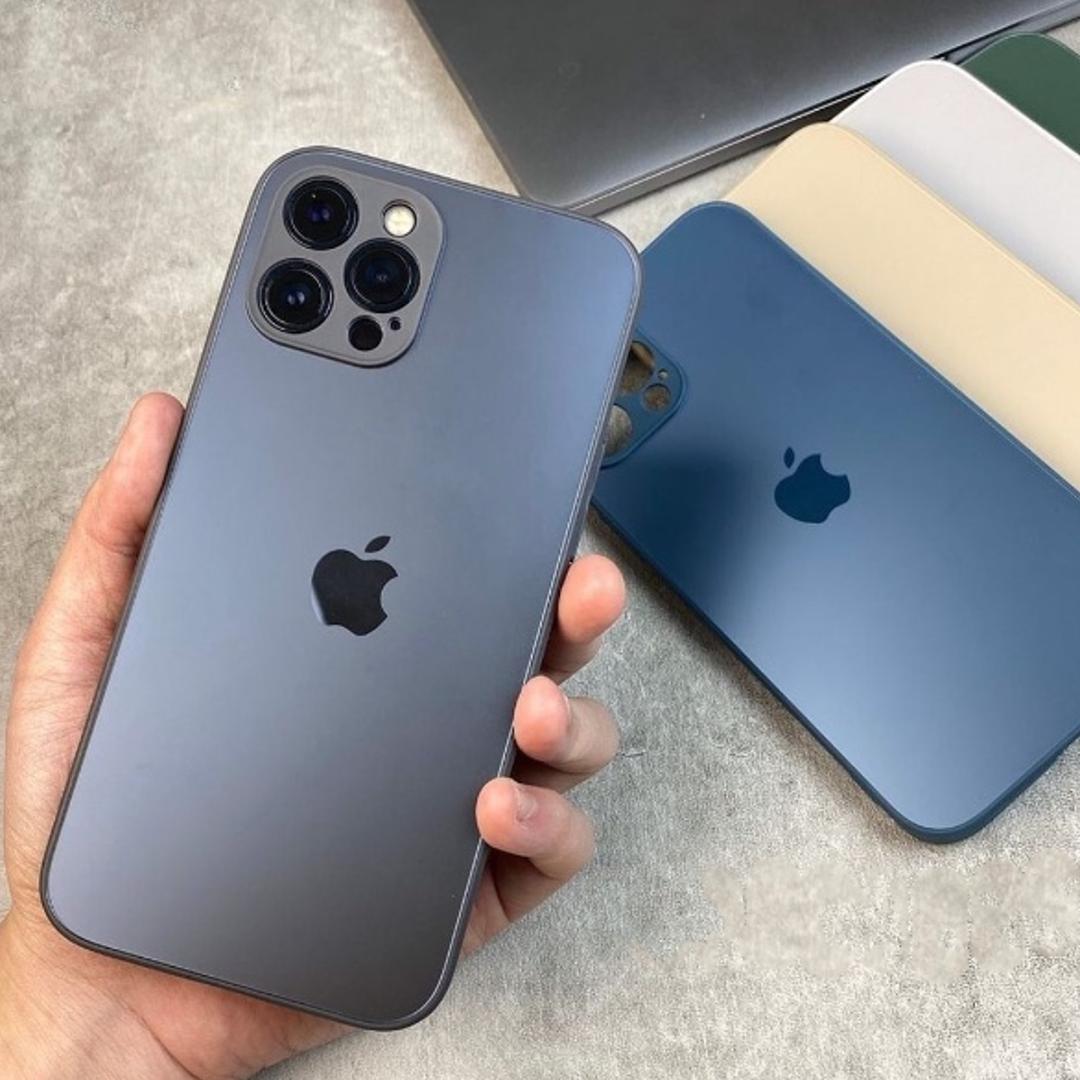 iPhone - Matte Glass Camera Lens Shell Case