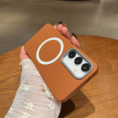 Elite Leather Magsafe Phone Case - Samsung