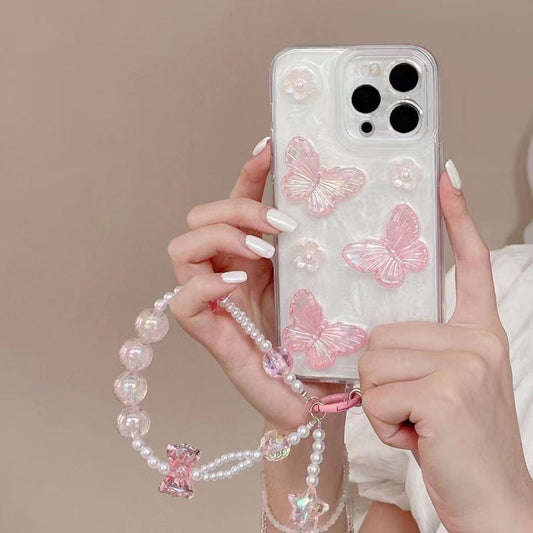 Elegant Butterfly Case with Charm